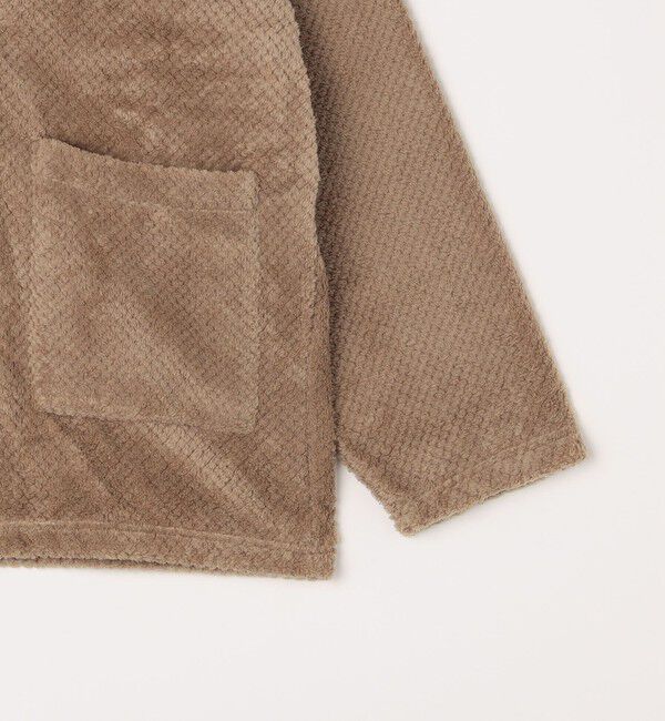 SHIPS any「【WEB限定】SHIPS any: パイナップル フリース 1ボタン Vネック カーディガン◇」|カーディガン|