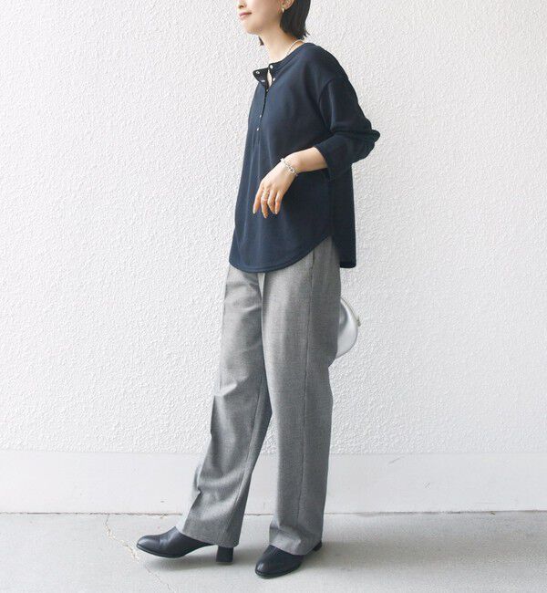 SHIPS for women「〈洗濯機可能〉シアー 裏毛 2WAY プルオーバー」|Tシャツ・カットソー|