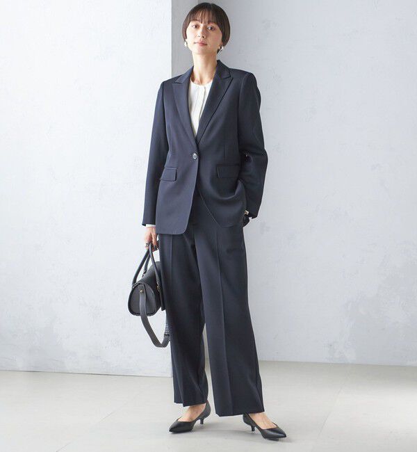 SHIPS for women「タキシード テーラード 1ボタン ジャケット」|テーラードジャケット|