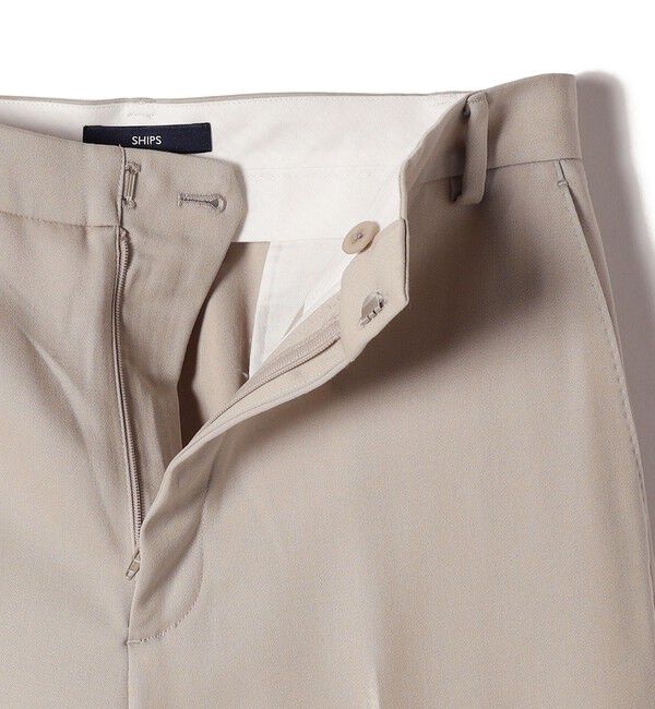 SHIPS for women「タキシード クロス ストレート パンツ」|スラックス|