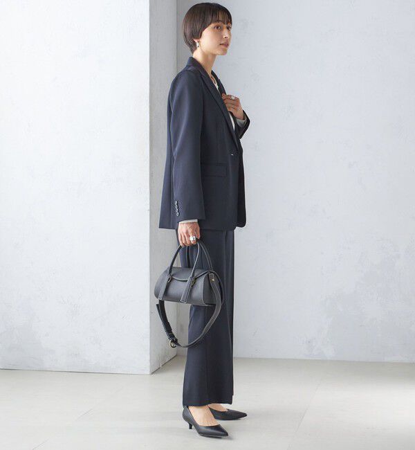 SHIPS for women「タキシード クロス ストレート パンツ」|スラックス|