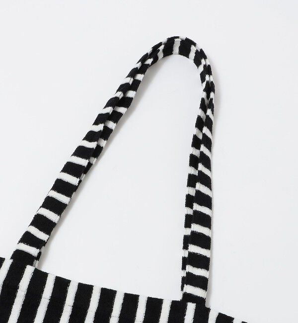 SHIPS「【WEB限定】SHIPS: パイル ストライプ SHIPSロゴ エンブロイダリー トート バッグ」|トートバッグ|