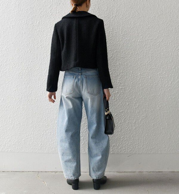 SHIPS any「SHIPS any: モール ツイード ショート テーラード ジャケット」|テーラードジャケット|