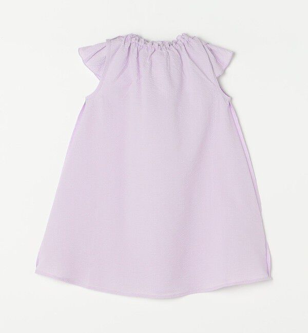 SHIPS any「SHIPS any: シアサッカー フリルカラー ノースリーブ ワンピース <KIDS>」|ワンピース|