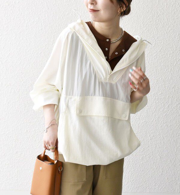 SHIPS any「SHIPS any:〈多機能/洗濯機可能〉ナイロン タスラン アノラック パーカー」|パーカー|