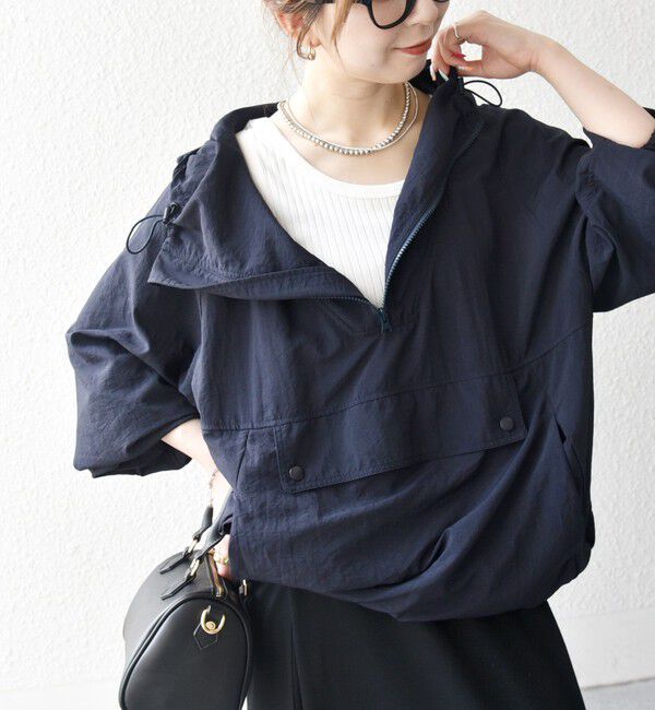 SHIPS any「SHIPS any:〈多機能/洗濯機可能〉ナイロン タスラン アノラック パーカー」|パーカー|