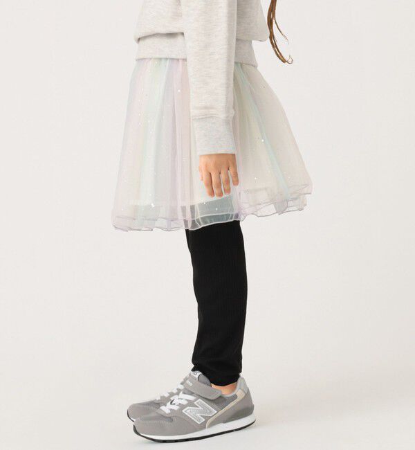 SHIPS Colors 「SHIPS Colors:90～140cm/〈手洗い可能〉チュールギャザースカート◇」|スカート|