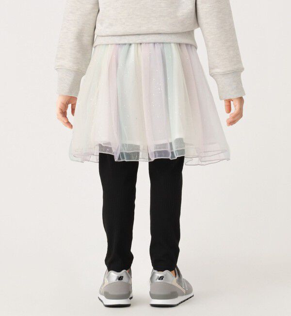 SHIPS Colors 「SHIPS Colors:90～140cm/〈手洗い可能〉チュールギャザースカート◇」|スカート|