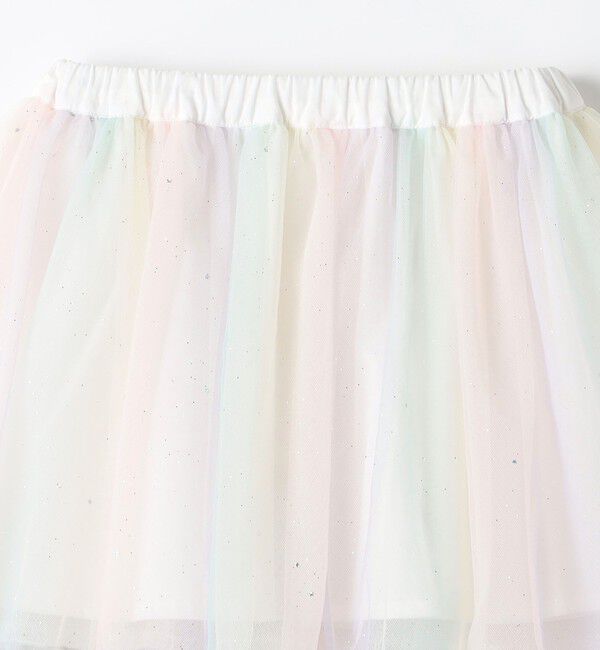 SHIPS Colors 「SHIPS Colors:90～140cm/〈手洗い可能〉チュールギャザースカート◇」|スカート|
