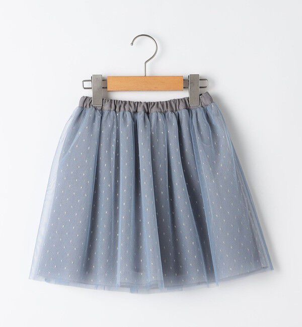 SHIPS KIDS「SHIPS KIDS:140～150cm / チュール スカート」|スカート|ブルー系