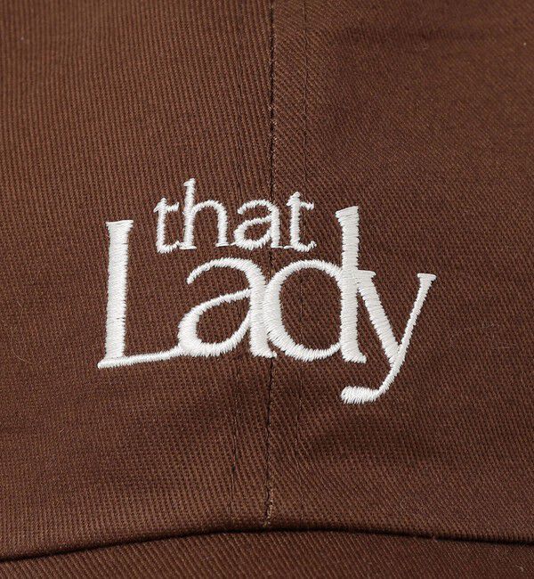 SHIPS for women「that Lady ロゴ キャップ」|その他|