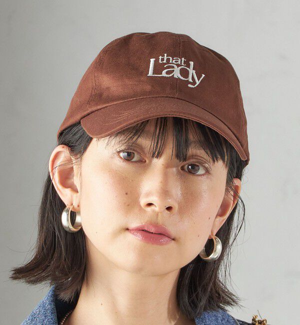 SHIPS for women「that Lady ロゴ キャップ」|その他|
