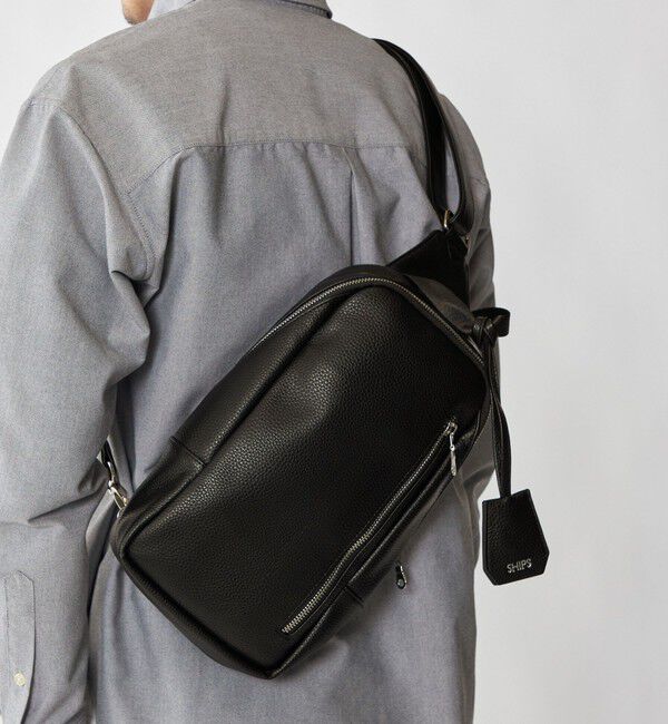 SHIPS「【WEB限定】SHIPS: 合成皮革 ワンショルダー バッグ」|ショルダー・メッセンジャー|
