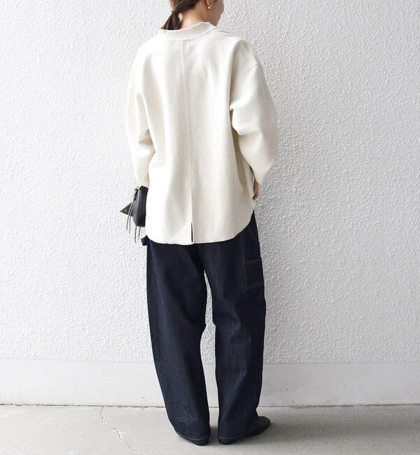 SHIPS any「SHIPS any:〈洗濯機可能〉フリース ライク ハーフジップ ポケット プルオーバー」|Tシャツ・カットソー|