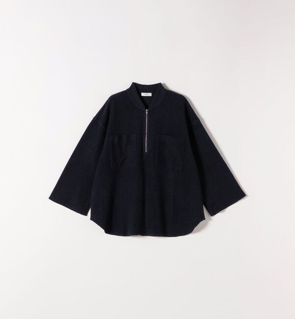 SHIPS any「SHIPS any:〈洗濯機可能〉フリース ライク ハーフジップ ポケット プルオーバー」|Tシャツ・カットソー|