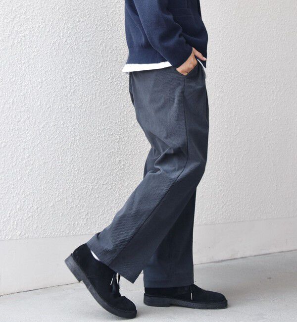 SHIPS any「SHIPS any:〈洗濯機可能〉SOLOTEX(R) コーデュロイ セミワイド イージーパンツ(セットアップ対応)◇」|チノ|