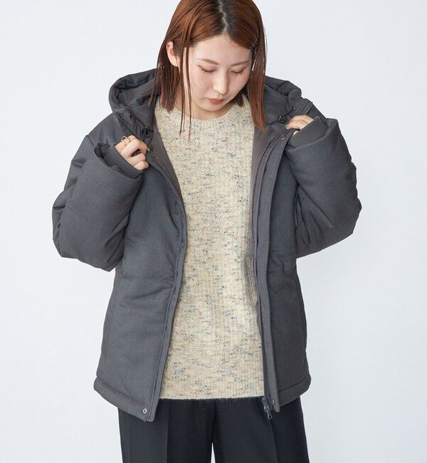 SHIPS「【WEB限定】SHIPS:〈手洗い可能〉カラー ネップ ワッフル クルーネック ニット」|ニット・セーター|