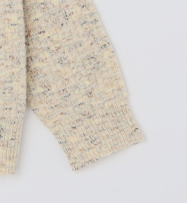 SHIPS「【WEB限定】SHIPS:〈手洗い可能〉カラー ネップ ワッフル クルーネック ニット」|ニット・セーター|