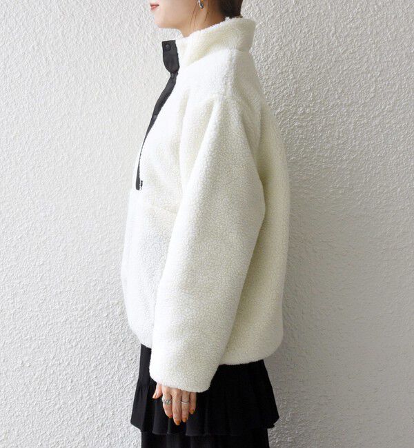 SHIPS any「【SHIPS any別注】TAION:〈洗濯機可能〉ボア ハイネック プルオーバー」|その他|