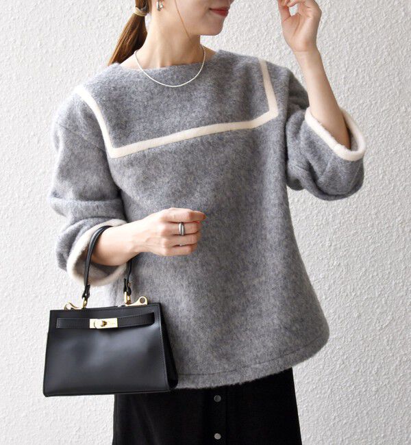 SHIPS any「SHIPS any: バイカラー セーラー デザイン プルオーバー」|Tシャツ・カットソー|