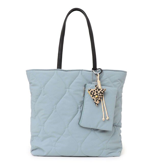 SHIPS any「《追加予約》【WEB限定】SHIPS any: チャーム付き キルティング スクエア A4 トート バッグ」|トートバッグ|