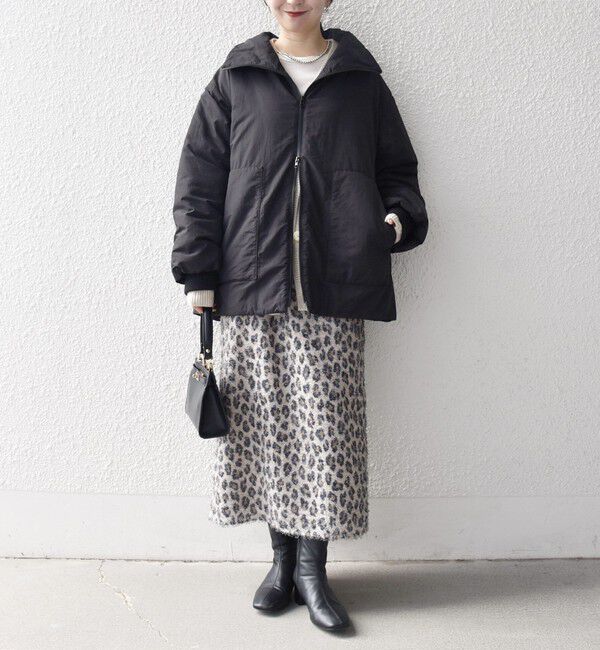 SHIPS any「【WEB限定】SHIPS any: 中綿 ダブル ジップ スタンド ブルゾン」|ブルゾン・スタジャン|