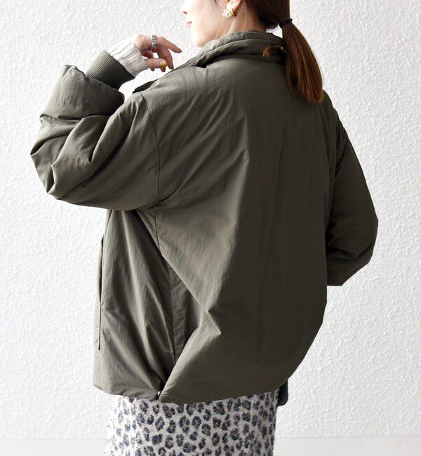 SHIPS any「【WEB限定】SHIPS any: 中綿 ダブル ジップ スタンド ブルゾン」|ブルゾン・スタジャン|