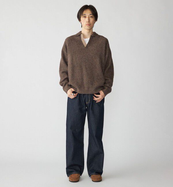 SHIPS「City Ambient Products: AZE スキッパー ポロシャツ」|ニット・セーター|