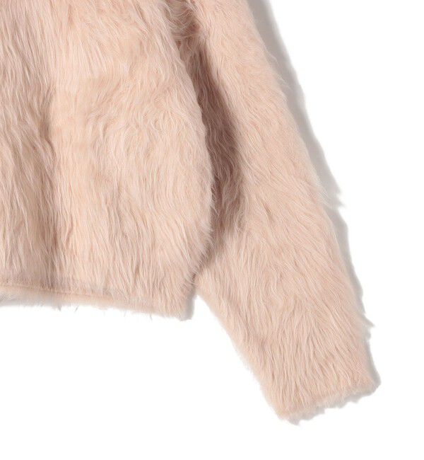 SHIPS for women「〈手洗い可能〉シャギー ファー クルーネック プルオーバー」|ニット・セーター|