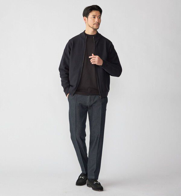 SHIPS「SHIPS: 〈手洗い可能〉SOLOTEX(R) ピケ ドライバーズ ニット」|カーディガン|