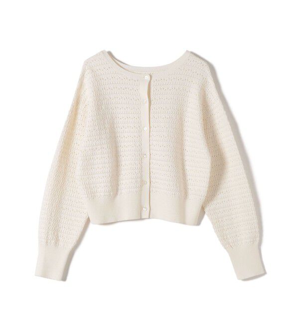 SHIPS for women「〈手洗い可能〉柄編み 2WAY カーディガン」|カーディガン|