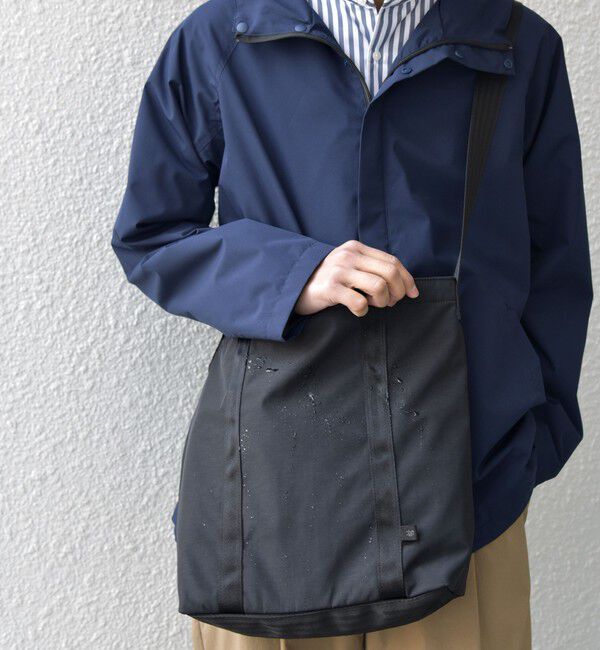 SHIPS any「SHIPS any:〈撥水〉AQUA defense(TM) 2WAY ショルダーバッグ◇」|ショルダー・メッセンジャー|ブラック