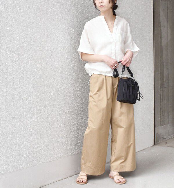 SHIPS Colors 「SHIPS Colors:〈洗濯機可能〉ユーロリネン (EURO Linen) ドロスト シャツ2◇」|シャツ・ブラウス|