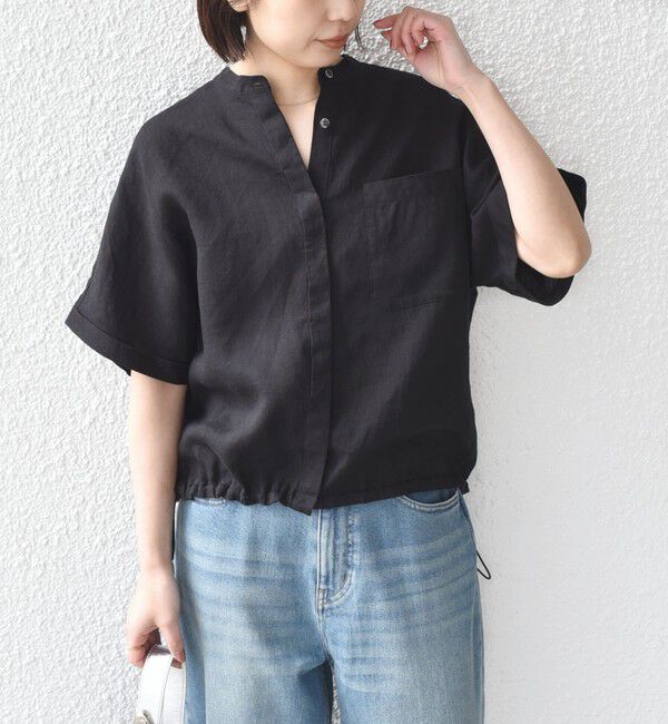 SHIPS Colors 「SHIPS Colors:〈洗濯機可能〉ユーロリネン (EURO Linen) ドロスト シャツ2◇」|シャツ・ブラウス|