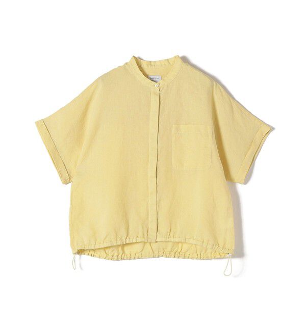 SHIPS Colors 「SHIPS Colors:〈洗濯機可能〉ユーロリネン (EURO Linen) ドロスト シャツ2◇」|シャツ・ブラウス|イエロー