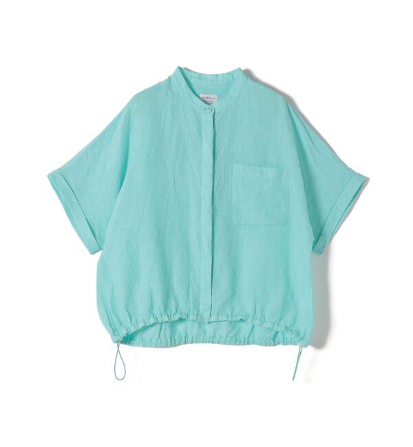 SHIPS Colors 「SHIPS Colors:〈洗濯機可能〉ユーロリネン (EURO Linen) ドロスト シャツ2◇」|シャツ・ブラウス|ライトブルー