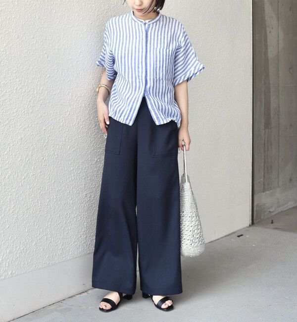 SHIPS Colors 「SHIPS Colors:〈洗濯機可能〉ユーロリネン (EURO Linen) ドロスト シャツ2◇」|シャツ・ブラウス|