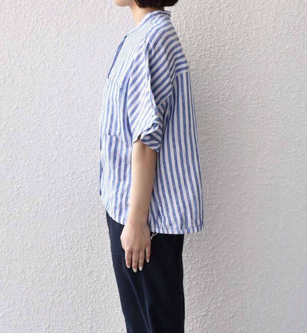 SHIPS Colors 「SHIPS Colors:〈洗濯機可能〉ユーロリネン (EURO Linen) ドロスト シャツ2◇」|シャツ・ブラウス|