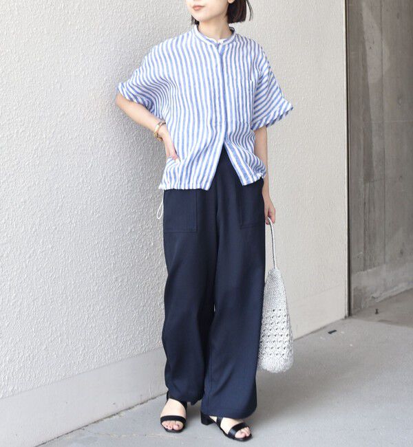 SHIPS Colors 「SHIPS Colors:〈洗濯機可能〉ユーロリネン (EURO Linen) ドロスト シャツ2◇」|シャツ・ブラウス|