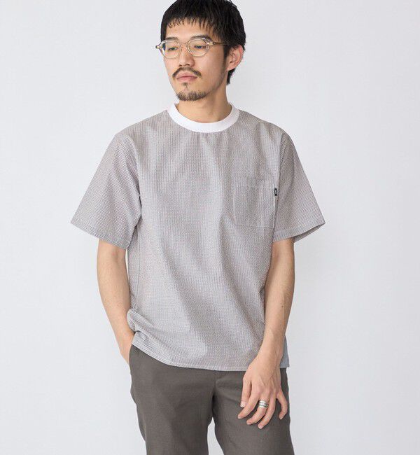 SHIPS「SHIPS:〈MADE IN JAPAN〉空羽 サッカー Tシャツ」|Tシャツ・カットソー|