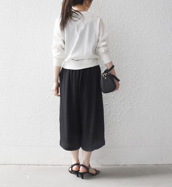 SHIPS any「《予約》SHIPS any:〈手洗い可能〉シアー ジャカード コンパクト カーディガン」|カーディガン|