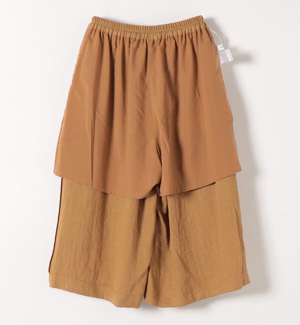 SHIPS any「《予約》SHIPS any:〈洗濯機可能〉カラミ  ハーフ ギャザー パンツ」|その他|