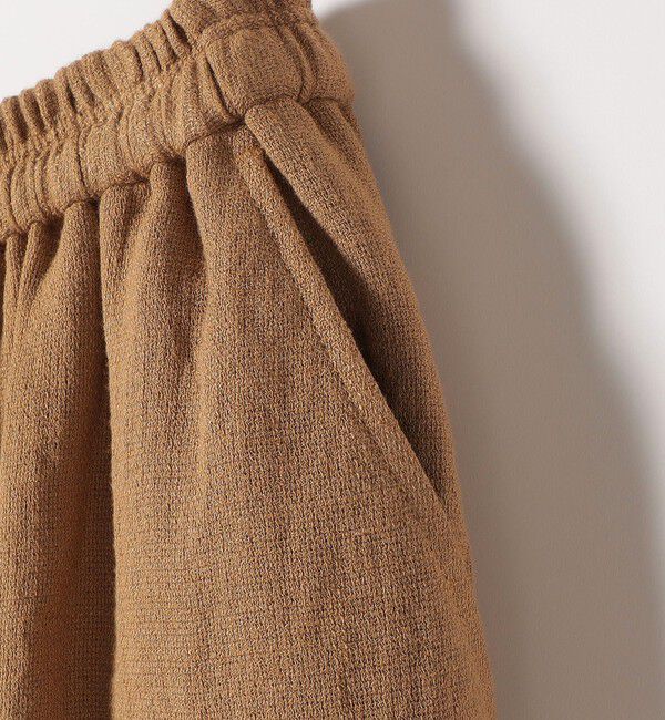 SHIPS any「《予約》SHIPS any:〈洗濯機可能〉カラミ  ハーフ ギャザー パンツ」|その他|