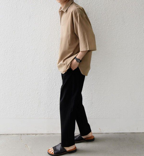 SHIPS any「SHIPS any:〈洗濯機可能〉ボイル スキッパー ハーフスリーブ プルオーバー シャツ◆」|シャツ・ブラウス|