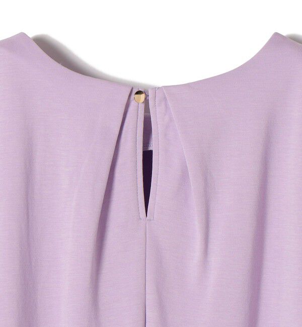 SHIPS for women「《予約》〈接触冷感/吸水速乾/洗濯機可能〉ハイゲージ ポンチ ノースリーブ ワンピース」|ワンピース|