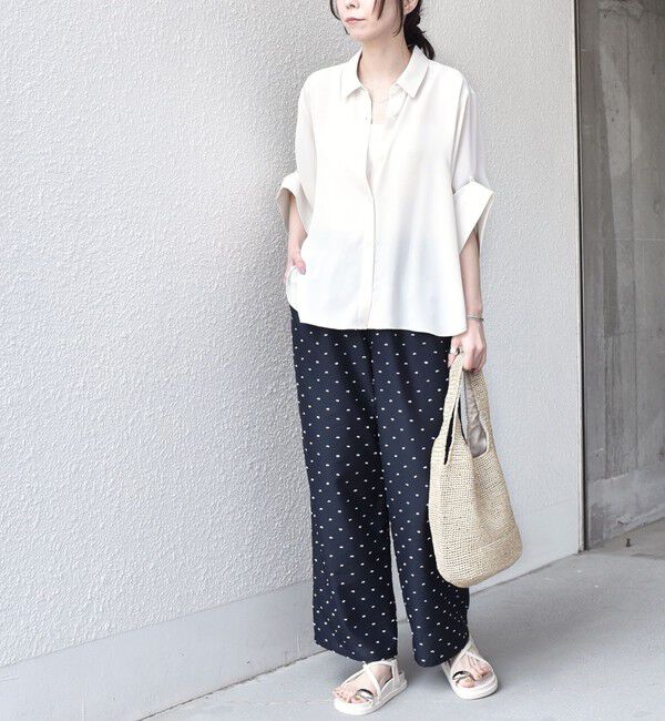 SHIPS Colors 「SHIPS Colors:〈手洗い可能〉2WAY スリーブ シャツ」|シャツ・ブラウス|