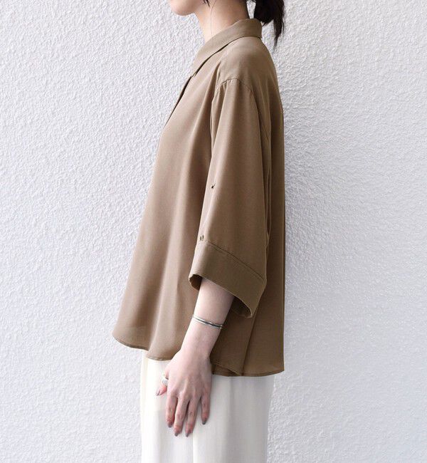 SHIPS Colors 「SHIPS Colors:〈手洗い可能〉2WAY スリーブ シャツ」|シャツ・ブラウス|