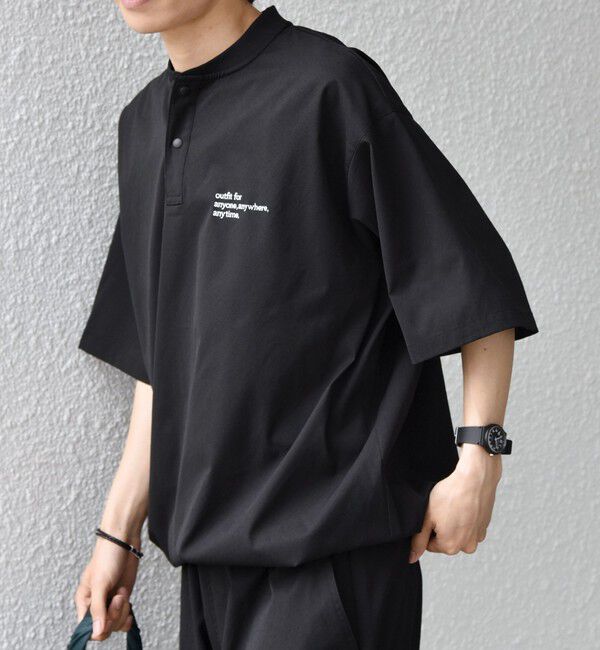 SHIPS any「【WEB限定】SHIPS any: ヘンリーTシャツ＋イージーショーツ＋パッカブルバッグ 3点セット」|Tシャツ・カットソー|