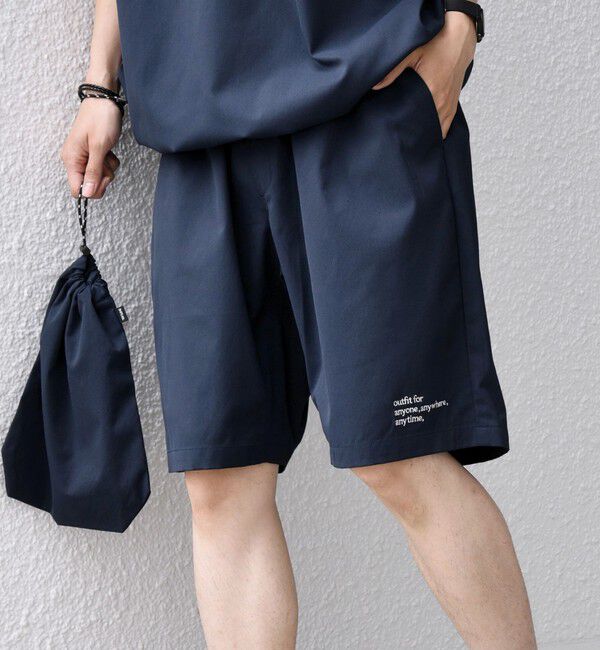 SHIPS any「【WEB限定】SHIPS any: ヘンリーTシャツ＋イージーショーツ＋パッカブルバッグ 3点セット」|Tシャツ・カットソー|