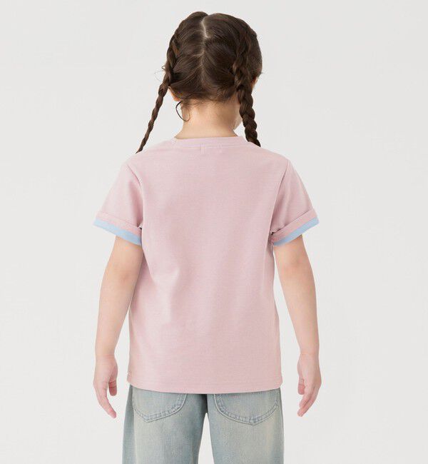 SHIPS Colors 「《予約》SHIPS Colors:100～130cm /〈手洗い可能〉スパンコール 刺繍 Tシャツ◆」|Tシャツ・カットソー|